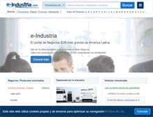 Tablet Screenshot of eindustria.com